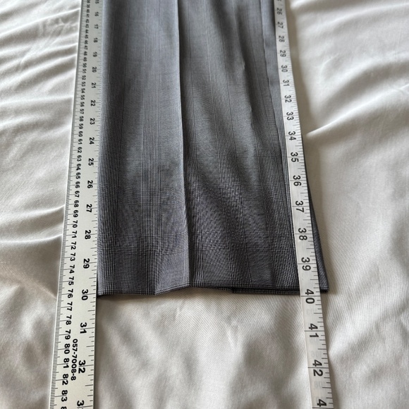 Sondergaard‎ Copenhagen Men's Gray Striped Plaid Slim Fit Dress Pants Size 38x30 - Picture 12 of 15